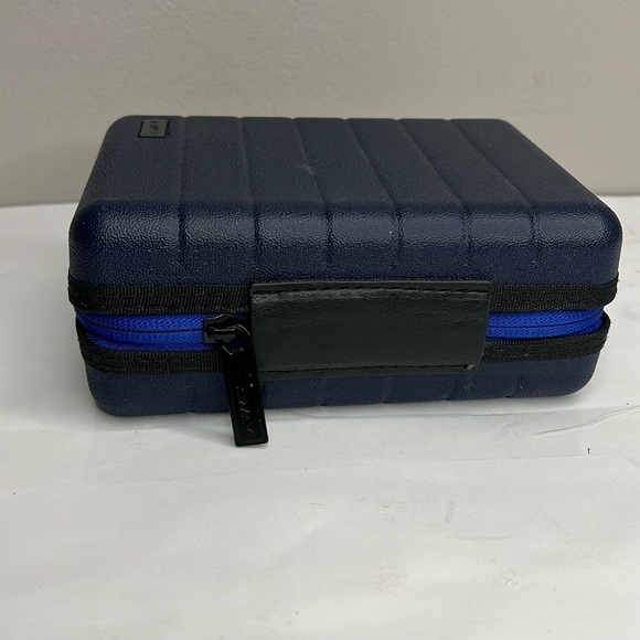 Away Mini Travel Zip Around Case Navy. With Travel Samples New Never Used - Picture 4 of 7